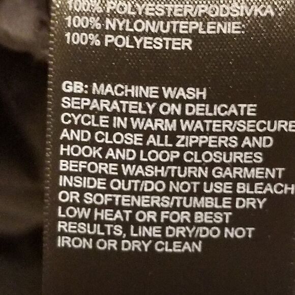 The North Face Mens Large Coat Apex Elevation Jacket Black Zip Pockets Windproof - Picture 8 of 13